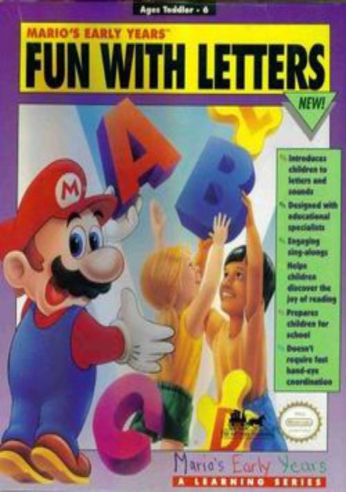 Mario's Early Years - Fun With Letters