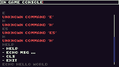 BUILT-IN CONSOLE
