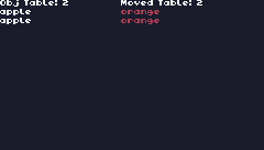 TABLE DEMO