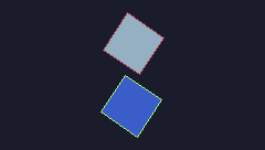 FLOOD FILLED ROTATING VECTOR GRAPHICS