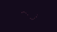 HELLO WORLD