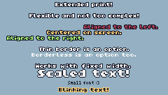 EXTENDED PRINT