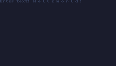 TEXT INPUT EXAMPLE JS