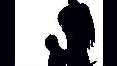 BAD APPLE (VECTOR GRAPHICS)