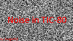 NOISE (USES SOUND)