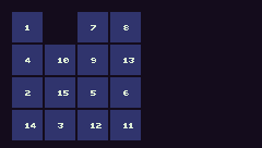 SLIDING PUZZLE
